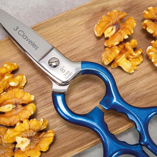 Køkkensaks 3 Claveles 8" Rustfrit stål Blå MULTIFUNKTIONEL