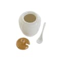Miniatyrbillede 3 af 4: Sukkerskål DKD Home Decor Hvid Natur Bambus Porcelæn 31 x 9 x 7 cm 4 Dele