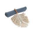 Miniatyrbillede 3 af 3: Servietring Home ESPRIT Natur Akacie Makramé 13 x 1 x 18 cm 4 Dele