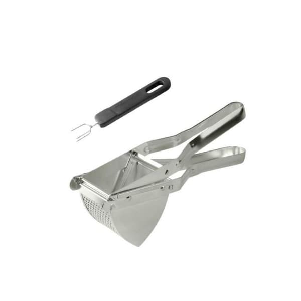 Fackelmann Fine Spreader, Powdered Sugar/Cocoa Spreader Stainless Steel, Spice Spreader with Lid (Color : Silver/White), Quantity: 1 Piece