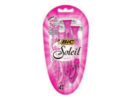 BIC Miss Soleil, vaaleanpunainen, 4 kpl