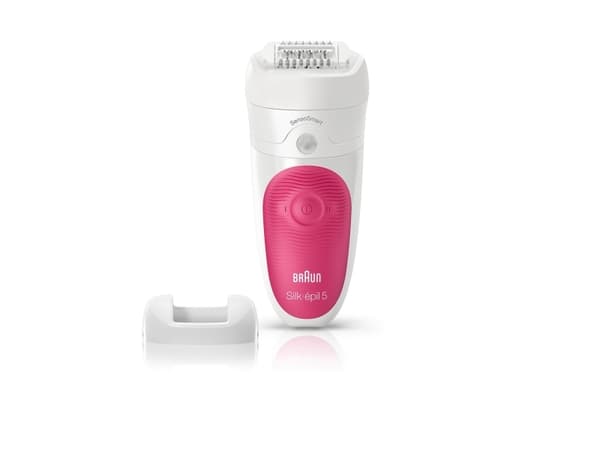 Braun Silk-épil 5 5/500 SensoSmart 28 pinsetter Rosa, Hvit