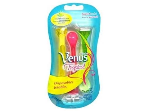 Gillette Venus Tropical one-piece razor 3pcs.