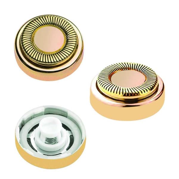 Portabel Ansiktstrimmer - Vit / Guld