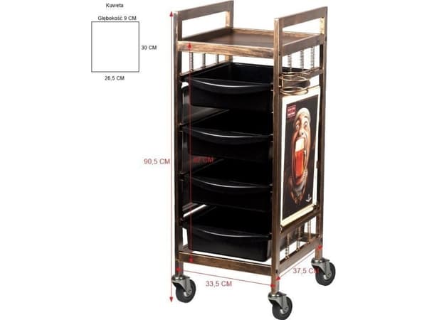Activeshop Gabbiano hairdresser helper 8-139