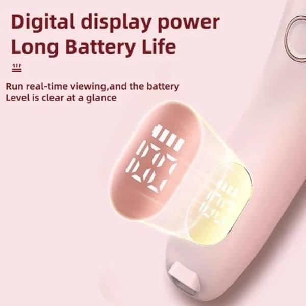 2-i-1 elektrisk barbermaskin for kvinner, våt og tørr, smertefri med LED-display