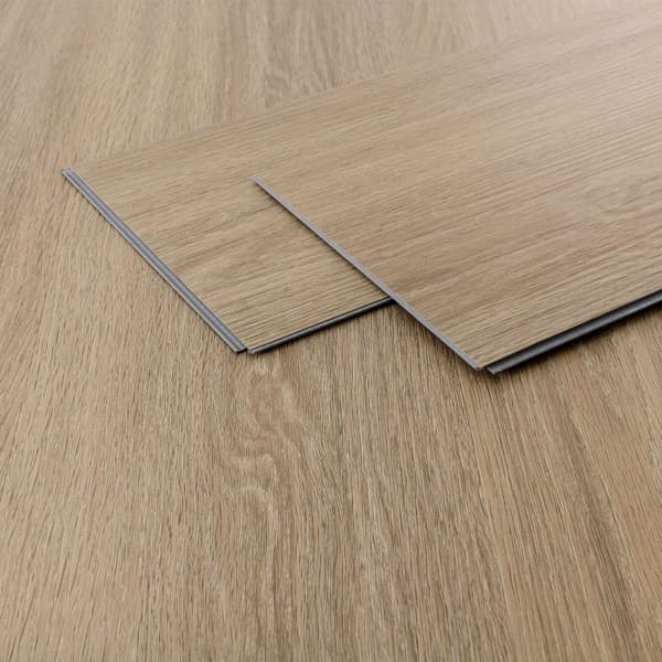 7,5 m² Click vinyylilattia tammi 4,2 mm kulutuskerros lattia PVC ruskea laminaatti