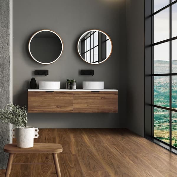 6 m² Click vinyylilattia tammi 4,2 mm kulutuskerros ruskea lattia PVC-laminaatti