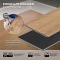 Miniatyrbild 3 av 7: 4,5 m² Click vinylgolv ek 4,2 mm slitskikt brunt golv laminat PVC