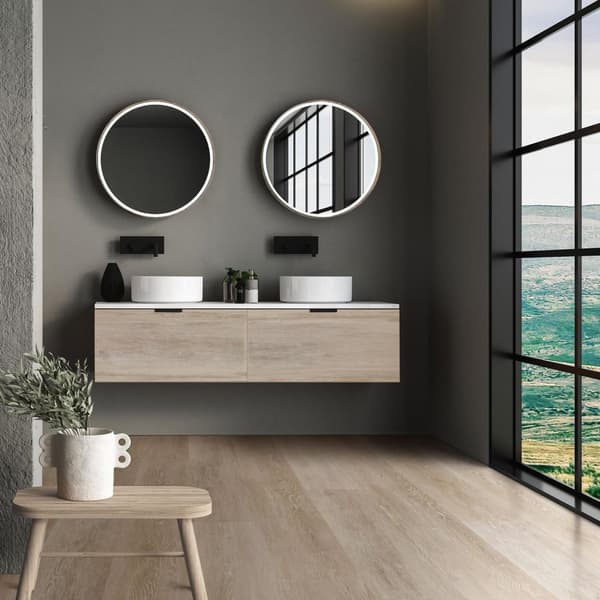 6 m² Click vinyylilattia tammi 4,2 mm kulutuskerros ruskea PVC-laminaattilattia