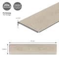 Miniatyrbillede 5 af 7: ML-Design Deluxe PVC-gulv, klikvinylplanker vinylgulv, 61cmx12,8cmx4,2mm, tykkelse 4,2mm, 4,68m²/60 planker, sildeben lys eg, brun, trælook,