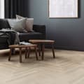 Miniatyrbillede 6 af 7: ML-Design Deluxe PVC-gulv, klikvinylplanker vinylgulv, 61cmx12,8cmx4,2mm, tykkelse 4,2mm, 4,68m²/60 planker, sildeben lys eg, brun, trælook,