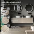 Miniatyrbillede 2 af 7: ML-Design Deluxe PVC-gulv, klikvinylplanker vinylgulv, 61cmx12,8cmx4,2mm, tykkelse 4,2mm, 4,68m²/60 planker, sildeben lys eg, brun, trælook,