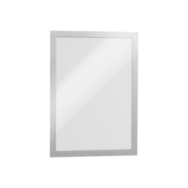 DURABLE DURAFRAME - Dokumenthållare - ytmontering - för A4 - dubbelsidig - silver (pack om 10)