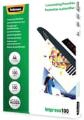 Miniatyrbild 2 av 7: Fellowes A4 Glossy 100 Micron Lamineringspåse - 100 st