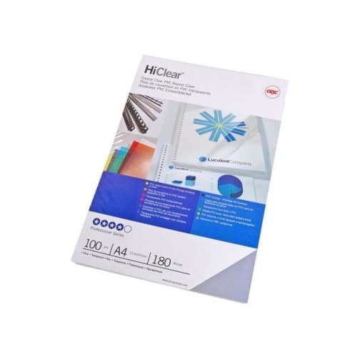 Plastomslag GBC A4 150 mic PVC 100/fp