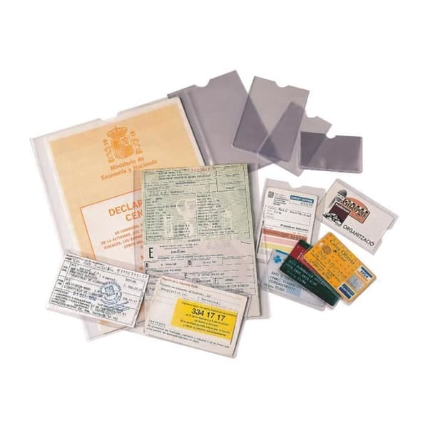 Esselte Skyddshylsa 87 x 56 mm transparent (pack om 100 st)