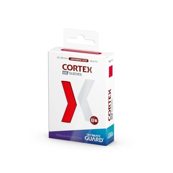 Ultimate Guard - 60 Cortex Sleeves Japanskt format Röd