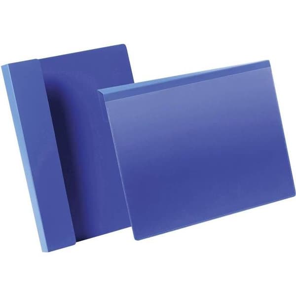 Identifikationsficka - DURABLE - A4 liggande - Svart - Med veck - Blandad