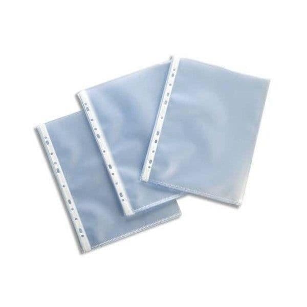 Set med 100 perforerade fickor