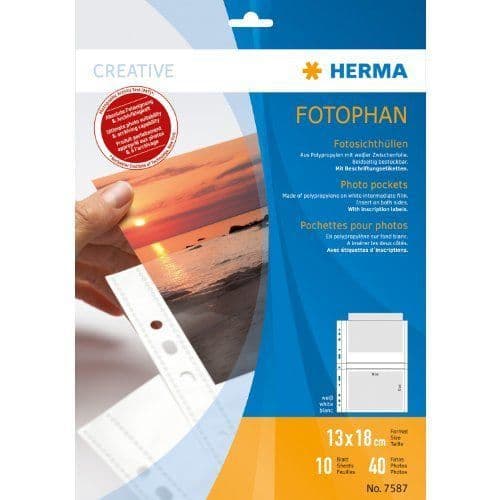 Herma Fickor för foton 13 x 18 cm orienterade...