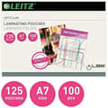 Miniatyrbild 2 av 2: Lamineringspåsar - LEITZ - 33805 - 125 mikron - Transparent - Paket med 100 A7
