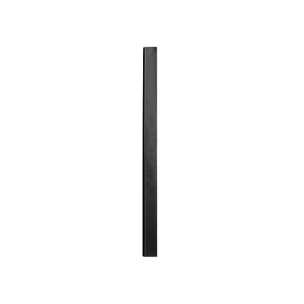 Dokumentomslag liderpapel polypropen flexibelt hölje 40 fasta fickor a4 210x297mm ogenomskinlig svart