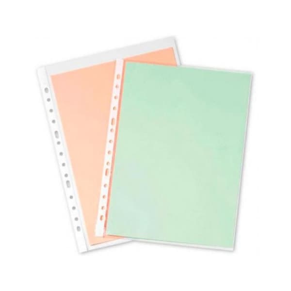Pochette - Q-CONNECT - A4 - Transparent - Antistatisk - Förpackning med 100 enheter