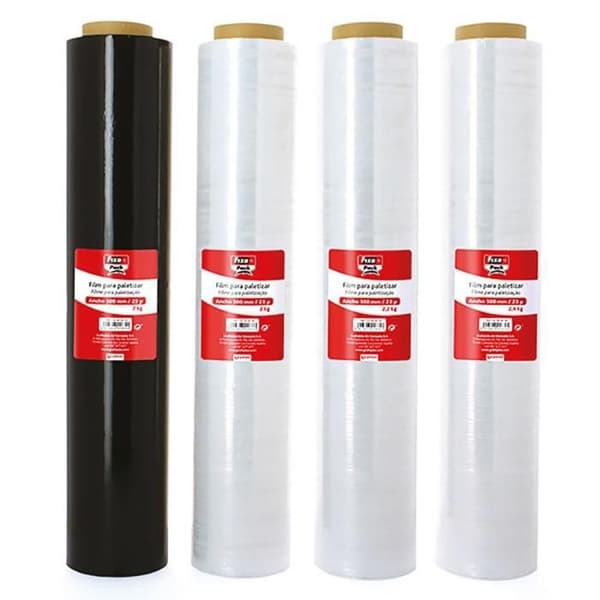 Fixo palleteringsfilm 23 mikron rulle 2kg 500mm bredd transparent