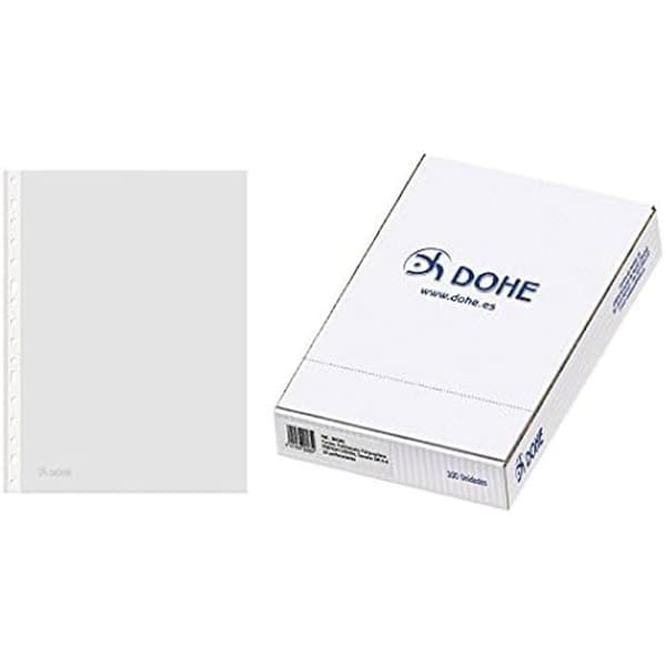 Hus A4 - DOHE - Premium Kristall - 100 Enheter - Transparent - Multihål - Grov Polypropen