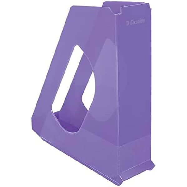 Porte-revues - ESSELTE - Europost VIVIDA - A4 - Svart - 10 cm djup - Lavande Breeze