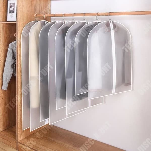 TD® Transparent Miljöskydd Kläder Dammskydd Tvättbart Dammtät Klädpåsskydd