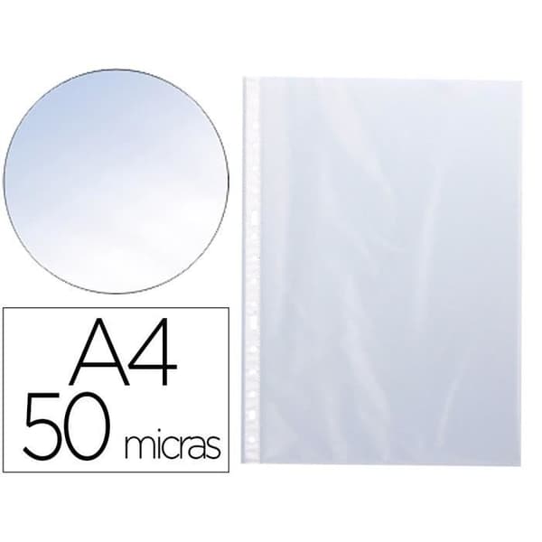 Pochette - Q-CONNECT - A4 - Transparent - Antistatisk - 100 enheter