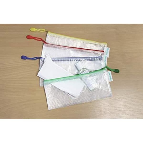 Dokumentpåsar - Tarifold - FR 509049 - 8-pack - Ultra Motståndskraftig PVC - Checkhäfteformat - Dragkedja
