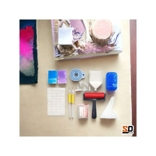 Accessoarer - Diamantmålning - Plastficka - 96 delar