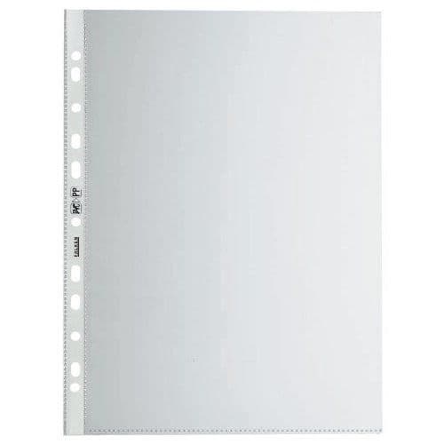Herlitz 5824008 Paket med 100 plastfickor...