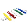 Miniatyrbild 2 av 2: Plastikbindare i assorterade färger 90 x 12 mm - Förpackning med 50 enheter - Apli