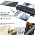 Miniatyrbild 3 av 3: WAYTEX Pack 50 A4 75 mikron lamineringsark transparent blank finish