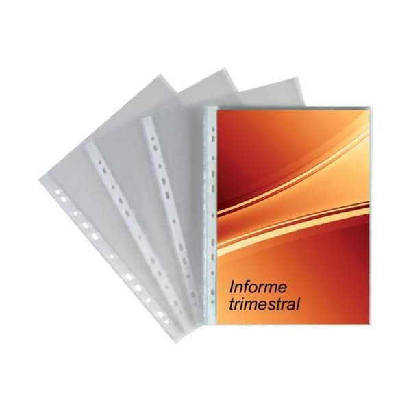 Grafoplas Perforerad ficka A4 transparent-05570100
