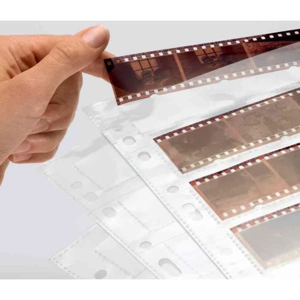Parker för negativa - HERMA - 7x6 - Transparenta - Europerforering - Säkerhetsflik