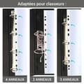 Miniatyrbild 2 av 3: Hålslagna fack A4 - Waytex - 931307 - Transparenta - Släta - 70 mikron - Paket med 100