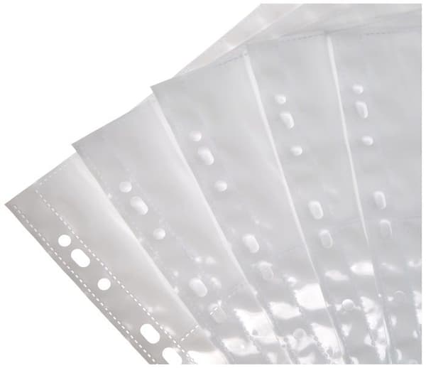 Veloflex plastpåse - 5347400 - Set med 5 A4-format fotopåsar för landskapsbilder 10 x 15 cm