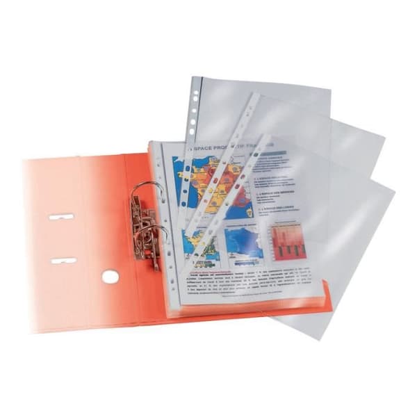Grafoplas Perforerad ficka Folio transparent