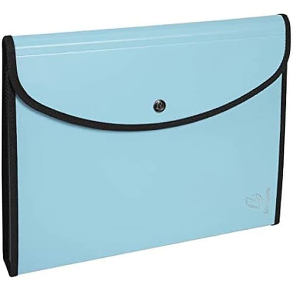 Trieur folio - EXACOMPTA - Ref. 56660E - 6 zip-fickor - Förstärkt fack - Lätt och hållbar
