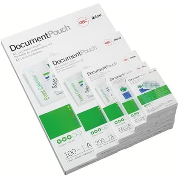 Dokumentfickor - GBC - 3745103 - A4 - 200 enheter - 2 x 38 mikron - Blank