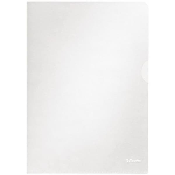 Pochette mynt - ESSELTE - Paket med 10 - Transparent - 115 mikron - A4 - 40 ark