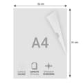 Miniatyrbild 3 av 4: Transparenta myntfickor A4 - Waytex - 931308 - 90 mikron - Halvklibbig - Antistatik