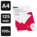 Miniatyrbild 2 av 2: Ibico - A4 självhäftande lamineringspåsar, 2x125 mikron, förpackning om 100, blank finish, transparent, 627325