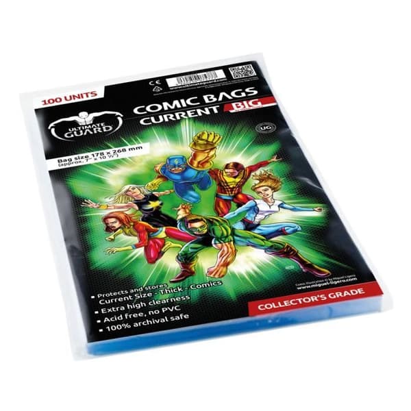 Ultimate Guard - BIG Comic Sleeves (nuvarande storlek) (100)