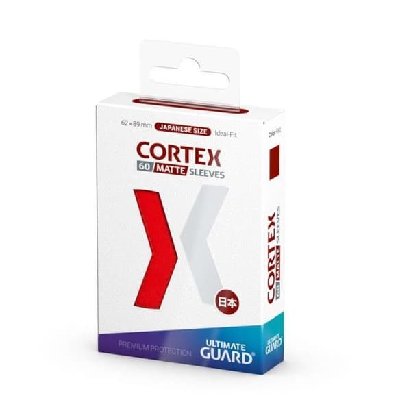 Ärmar Ultimate Guard Cortex - Röd - 60 fickor - japanskt format